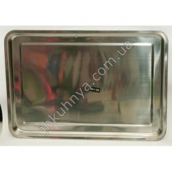 1239 Разнос прямоугольный нержавейка 50*35